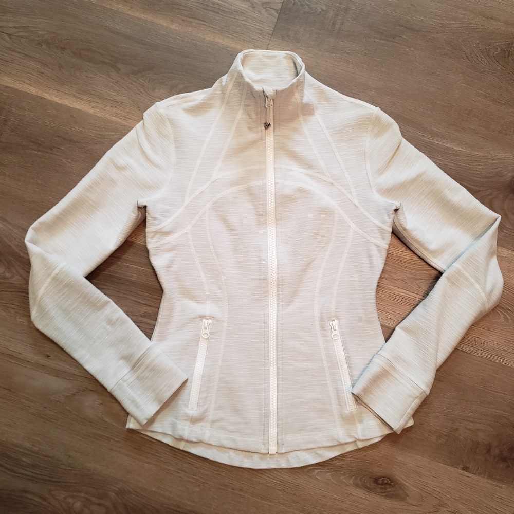 Lululemon Define Jacket *Denim White Slub Denim